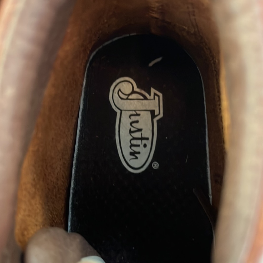 NWOT Leather boots by Justin - Picture 6 of 8